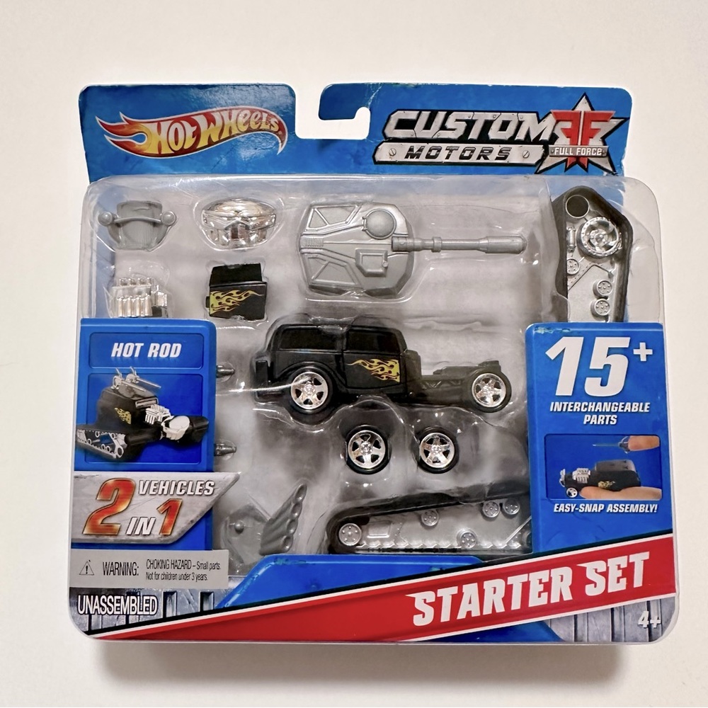 Hot Wheels NIB Custom Motors 2010 Hot Rod Starter Set